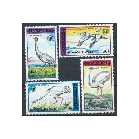 Mongolia - Nr 2137 - 40 1990r - Ptaki