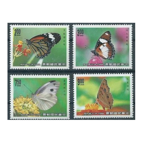 Tajwan - Nr 1900 - 03 1990r - Motyle