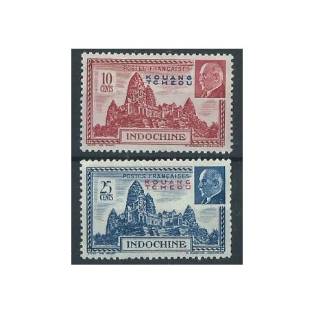 Indochiny - Kouang Tcheou- Nr 173 - 74 1941r - Kol. francuskie