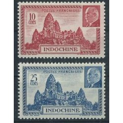Indochiny - Nr 254 - 55 1941r - Kol. francuskie