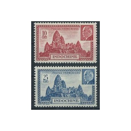 Indochiny - Nr 254 - 55 1941r - Kol. francuskie