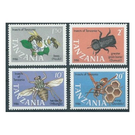 Tanzania - Nr 399 - 02 1987r - Pszczoły