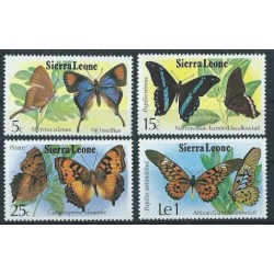 Sierra Leone - Nr 574 - 77 1979r - Motyle