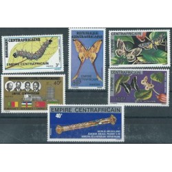 Centralna Afryka  - Nr 495 - 00 1977r - Motyle