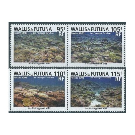 Wallis & Futuna - Nr 843 - 46 Pasek 2003r - Korale