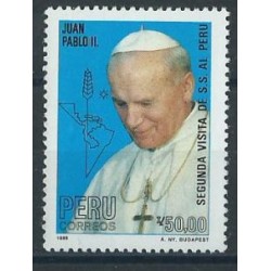 Peru - Nr 1385 Chr 113 1988r - Papież