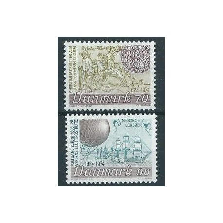Dania - Nr 577 - 78 1974r - Słania -  Marynistyka