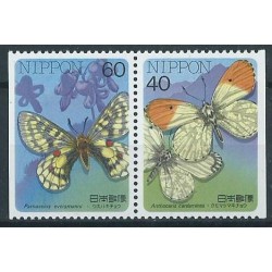 Japonia - Nr 1691, 1721 1987r - Motyle