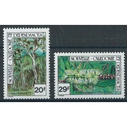 Nowa Kaledonia - Nr 691 - 92 1982r - Drzewa