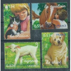 Francja - Nr 4059 - 62 2006r - Psy - Koty - Ssaki - Koń