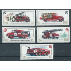 ZSRR - Nr 5559 - 63 1985r - Samochody strażackie