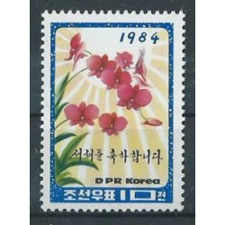 Korea N. - Nr 2442 1984r - Kwiaty