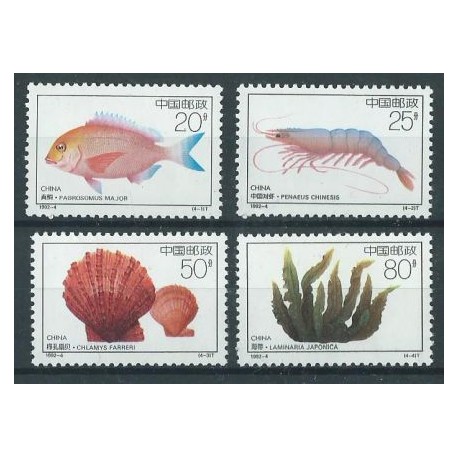 Chiny - Nr 2420 - 23 1992r - Fauna morska  -  Ryba