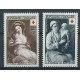 Francja - Nr 984 - 85 1953r - Czerwony Krzyż - Malarstwo