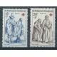 Francja - Nr 1175 - 76 1957r - Czerwony Krzyż