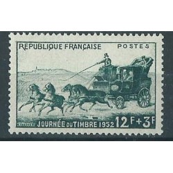 Francja - Nr 937 1952r - Dzień Znaczka - Konie