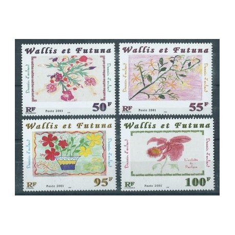 Wallis & Futuna - Nr 796 - 99 2001r - Kwiaty