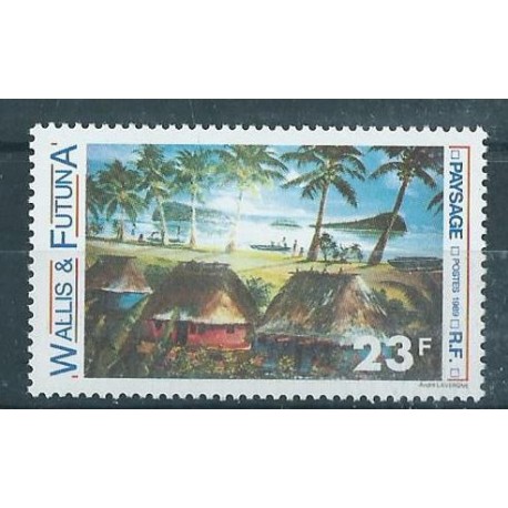 Wallis & Futuna - Nr 572 1989r - Malarstwo - Drzewa