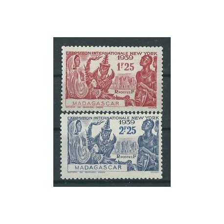 Madagaskar - Nr 259 - 60 1939r - Kol. francuskie