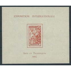 Madagaskar - Bl 1 1937r - Marynistyka - Kol. francuskie