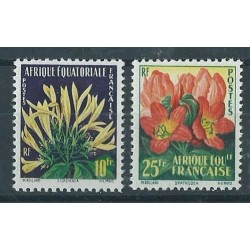 Francuska Afryka  Równikowa - Nr 310 - 11 1958r - Kwiaty - Kol. francuskie