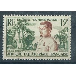 Francuska Afryka Równikowa - Nr 292 1954r - Drzewa - Kol. francuskie
