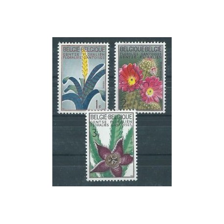 Belgia - Nr 1375 - 77 1965r - Kwiaty