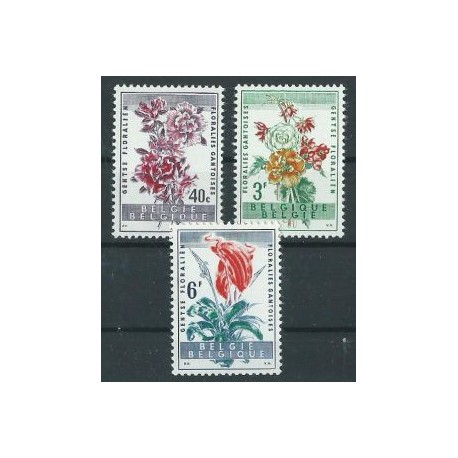 Belgia - Nr 1179 - 81 1960r - Kwiaty