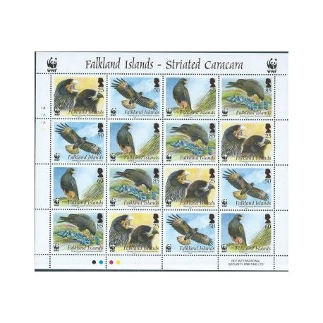 Falklandy - Nr 976 - 79 Klb 2006r - WWF - Ptaki