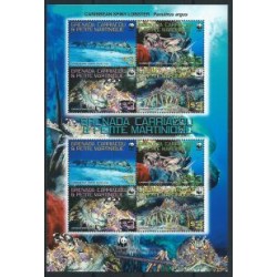 Grenada Gr. - Nr 4500 - 03 Klb m 2009r - WWF -  Fauna morska