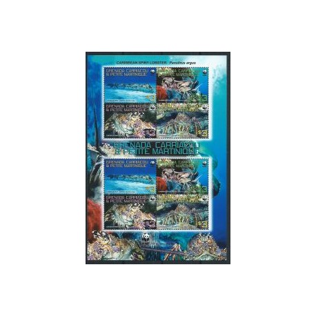 Grenada Gr. - Nr 4500 - 03 Klb m 2009r - WWF -  Fauna morska