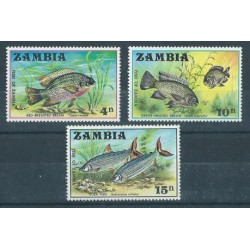 Zambia -  Nr 074 - 76 1971r - Ryby