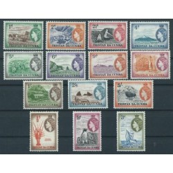 Tristan da Cunha - Nr 014 - 27 1954r - Ptaki - Ssaki morskie - Kol. angielskie