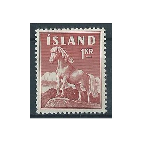 Islandia - Nr 342 1960r - Koń