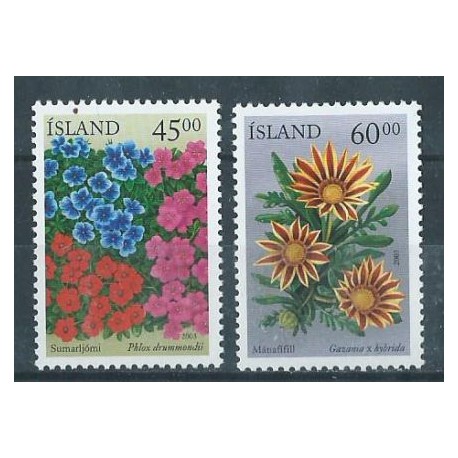 Islandia - Nr 1028 - 29 2003r - Kwiaty