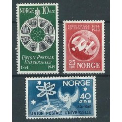 Norwegia - Nr 344 - 46 1949r - UPU