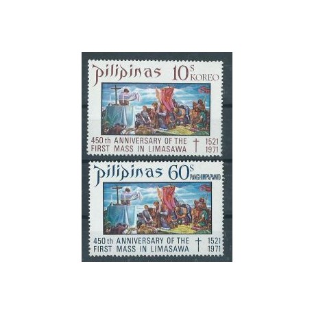 Filipiny - Nr 1032 - 33 1972r - Religia