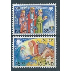 Islandia - Nr 880 - 81 1997r - Boże Narodzenie