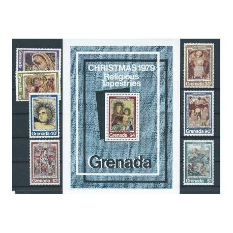 Grenada - Nr 983 - 89 Bl 85 1979r - Boże Narodzenie