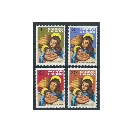 Samoa - Nr 187 - 90 1968r - Boże Narodzenie