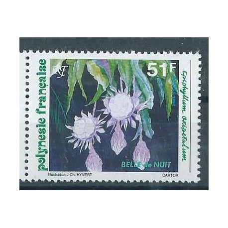 Polinezja Fr. - Nr 663 1994r - Kwiaty