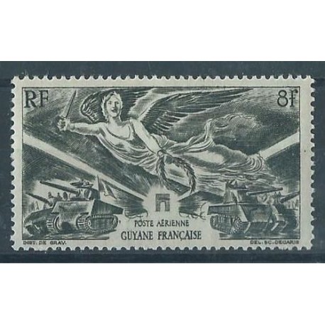 Guyana Fr. - Nr 226 1946r - Militaria - Kol. francuskie