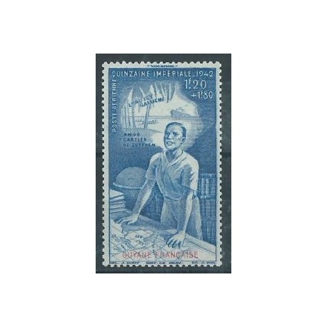 Guyana Fr. - Nr 195 1942r - Marynistyka - Kol.francuskie