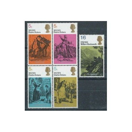 Wielka Brytania - Nr 544 - 48 1970r - Dickens