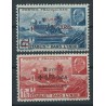 Indie Fr. - Nr 269 - 70 1944r - Krajobraz - Kol. francuskie
