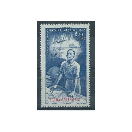 Sudan Fr. - Nr 140 1942r - Marynistyka - Kol. francuskie