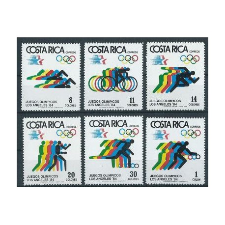 Kostarika - Nr 1229 - 34 1984r - Sport - Olimpiada