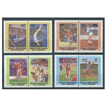 St. Vincent Bequia - Nr 034 - 41 1984r - Sport - Olimpiada