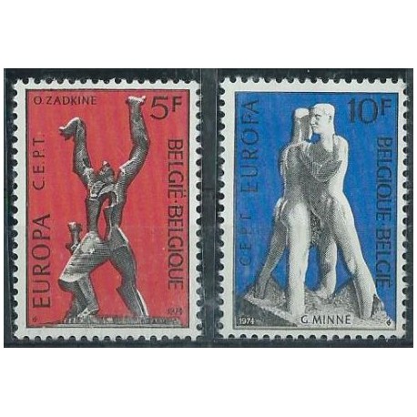 Belgia -  Nr 1766 - 67 1974r - CEPT