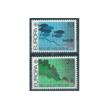 Belgia - Nr 2263 - 64 1986r - CEPT